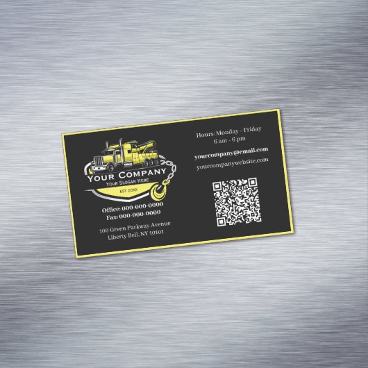 プロフェッショナル牽引会社、運搬サービス マグネット名刺 (インサイチュ)