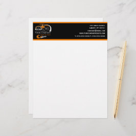 プロフェッショナル牽引会社、運搬サービス レターヘッド