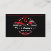 プロフェッショナル牽引会社、運搬サービス 名刺 (正面)