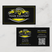 プロフェッショナル牽引会社、運搬サービス 名刺 (正面/裏面)