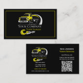 プロフェッショナル牽引会社、運搬サービス 名刺 (正面/裏面)