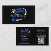 プロフェッショナル牽引会社、運搬サービス 名刺 (正面/裏面)