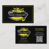 プロフェッショナル牽引会社、運搬サービス 名刺 (正面/裏面)