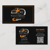 プロフェッショナル牽引会社、運搬サービス 名刺 (正面/裏面)