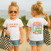 プロフェッショナル獣医アイコニック設計カスタム ベビーTシャツ