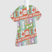 プロフェッショナル獣医アイコニック設計 オーナメント (正面)