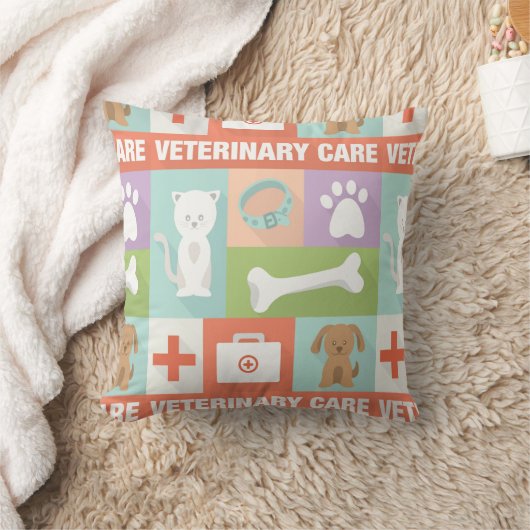 プロフェッショナル獣医アイコニック設計 クッション (ブランケット)