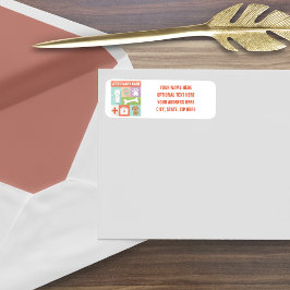 プロフェッショナル獣医アイコニック設計 ラベル