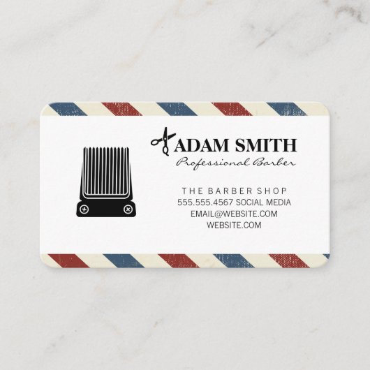 プロフェッショナル理容師アポイントメント 予約カード (正面)