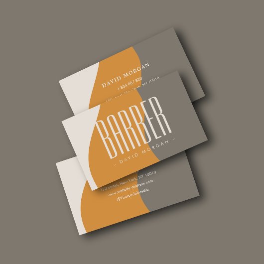 プロフェッショナル理容師アース素朴音 名刺