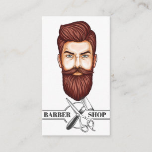 プロフェッショナル理容師ショップイラストレーション 名刺