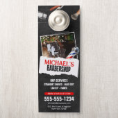 プロフェッショナル理容師ショップポールヘアドレッサーシェービング ドアノブサイン (ノブ)