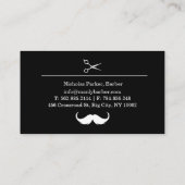 プロフェッショナル理容師ショップ名刺 名刺 (裏面)