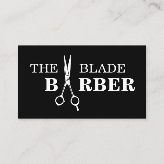 プロフェッショナル理容師ショップ名刺 名刺 (正面)