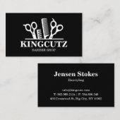 プロフェッショナル理容師ショップ名刺 名刺 (正面/裏面)