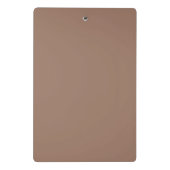 プロフェッショナル用お洒落茶色のミニクリップボード ミニクリップボード (裏面)