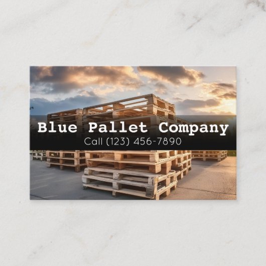 プロフェッショナル用のパレットとオンラインの名刺 名刺 (正面)