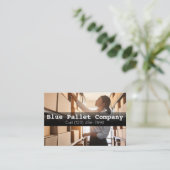 プロフェッショナル用のパレットとオンラインの名刺 名刺 (スタンド正面)