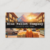 プロフェッショナル用のパレットとオンラインの名刺 名刺 (正面)