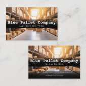 プロフェッショナル用のパレットとオンラインの名刺 名刺 (正面/裏面)