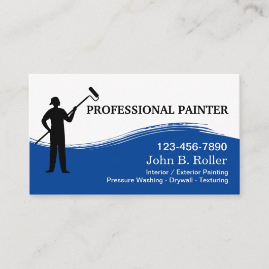 プロフェッショナル画家の名刺 名刺 (正面)