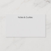 プロフェッショナル画家モダン名刺 名刺 (裏面)