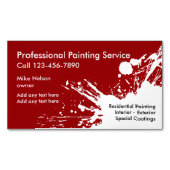 プロフェッショナル画家名刺マグネット マグネット名刺 (正面)