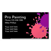 プロフェッショナル画家名刺マグネット マグネット名刺 (正面)