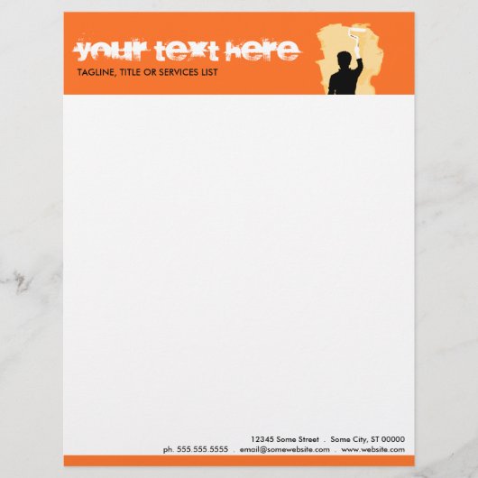 プロフェッショナル画家 レターヘッド (正面)