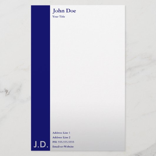 プロフェッショナル病 便箋 (正面)