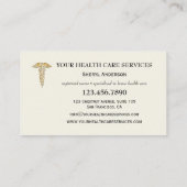 プロフェッショナル登録ナース医療 名刺 (裏面)