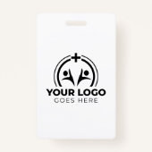 プロフェッショナル登録ナースRN写真&バーコード バッジ (裏面)