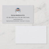 プロフェッショナル登録モダンナース医療 名刺 (正面/裏面)