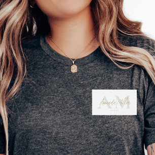 プロフェッショナル白及び金ゴールドモダン磁カスタム気 名札