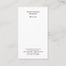 プロフェッショナル白黒シンプルプレーン不動産仲介業者