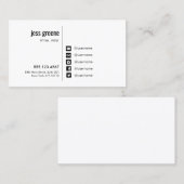 プロフェッショナル白黒ソーシャルメディアのアイコン2 名刺 (正面/裏面)