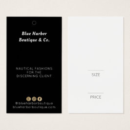 プロフェッショナル白黒ファッション価格ラベル