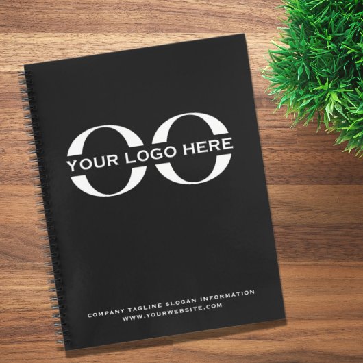 プロフェッショナル白黒会社ブランド ノートブック