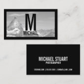 プロフェッショナル白黒写真 名刺 (正面/裏面)