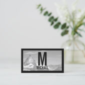 プロフェッショナル白黒写真 名刺 (スタンド正面)