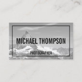 プロフェッショナル白黒写真 名刺 (正面)