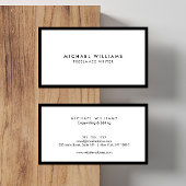 プロフェッショナル白黒名刺 名刺