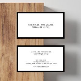 プロフェッショナル白黒名刺 名刺