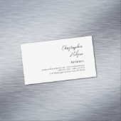 プロフェッショナル白黒平方建築家 マグネット名刺 (インサイチュ)