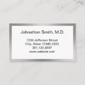 プロフェッショナル白黒銀医院 予約カード (裏面)