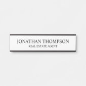 プロフェッショナル白黒 サインプレート (正面)