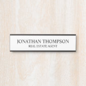 プロフェッショナル白黒 サインプレート (正面)