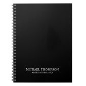 プロフェッショナル白黒 ノートブック (正面)