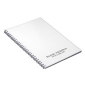 プロフェッショナル白黒 ノートブック (右側)