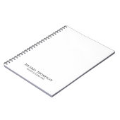 プロフェッショナル白黒 ノートブック (左側)